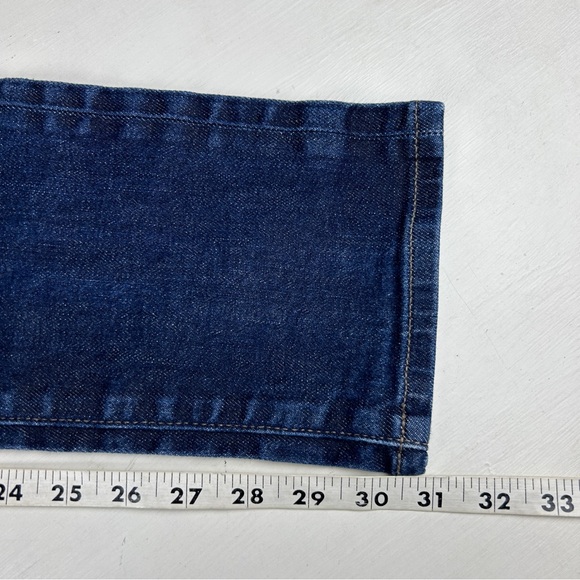 Uniqlo Kaihara Selvedge Jeans Slim Straight Fit Blue Men's Size 32 X 31 - Picture 10 of 10